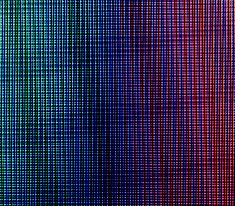 OLED TV pixels
